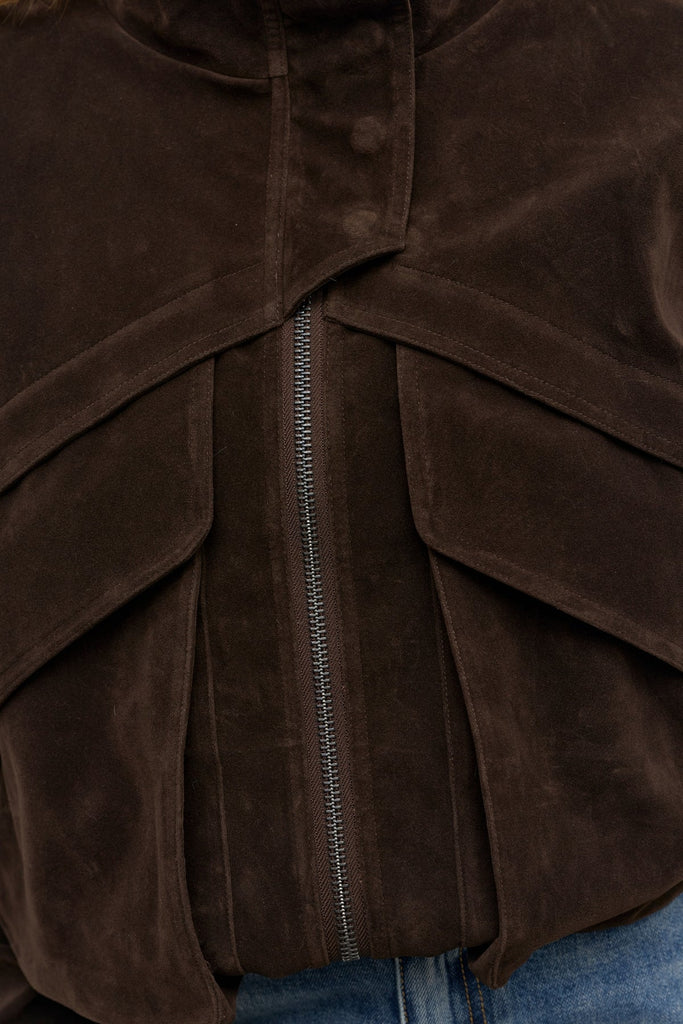 Inez Jacket Deep Brown