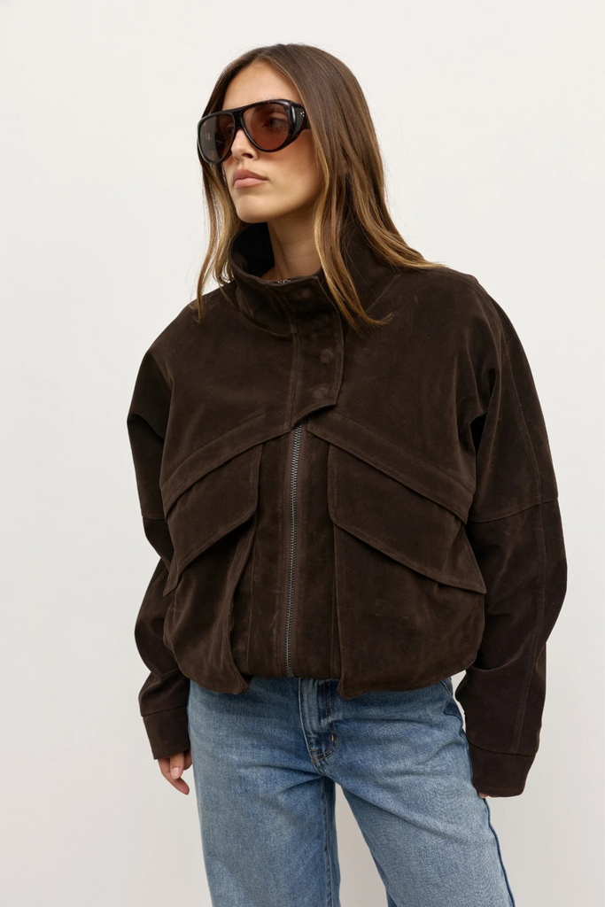 Inez Jacket Deep Brown