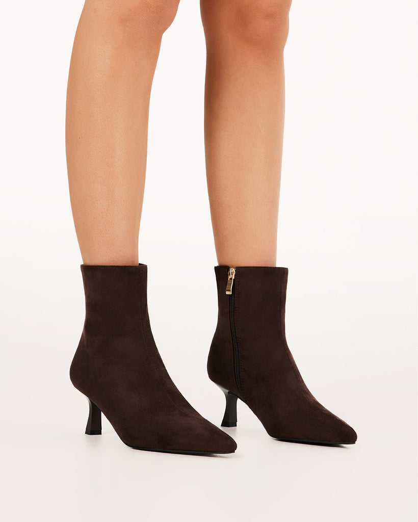 Carmella Dark Cacao Suede