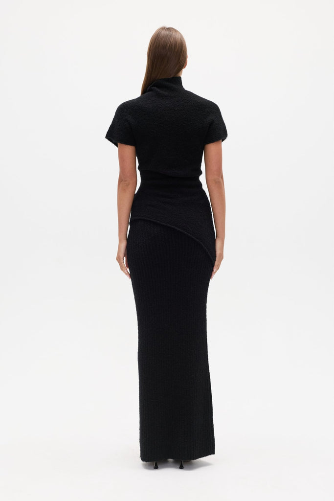 Evren Knit Top Black