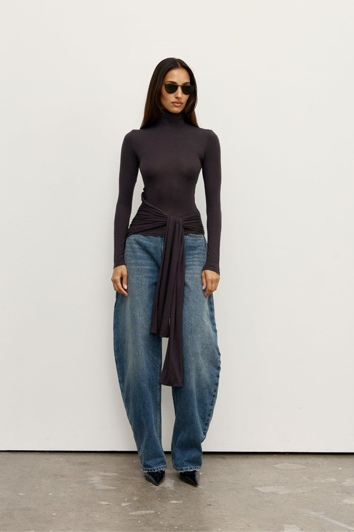 Isley Top Charcoal
