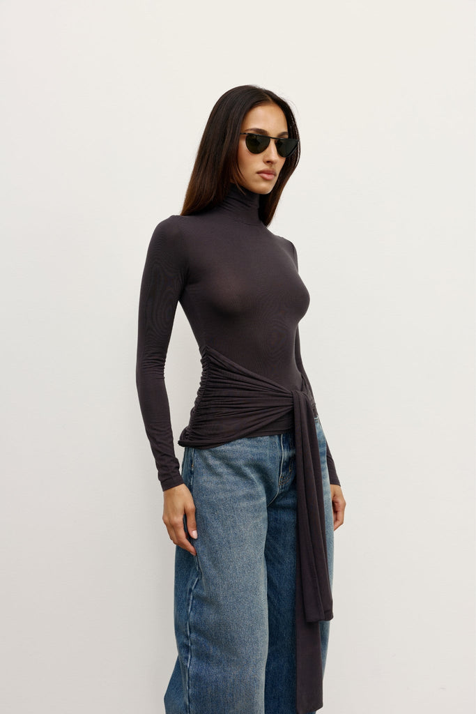 Isley Top Charcoal