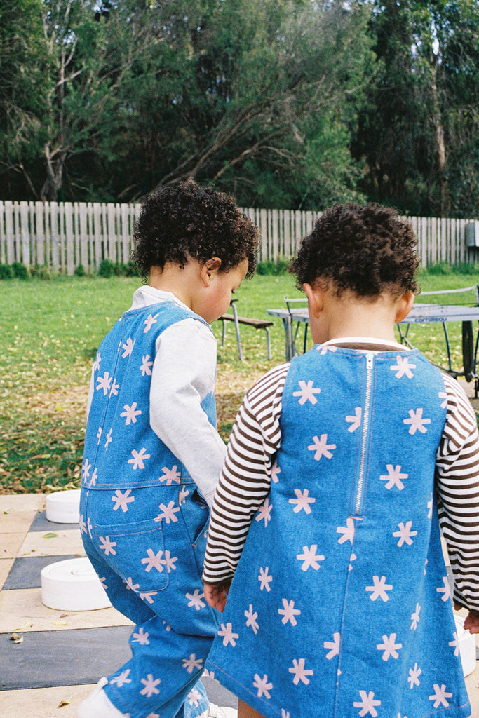 Organic Starlight Denim Jumpsuit