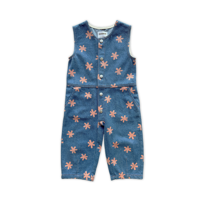Organic Starlight Denim Jumpsuit