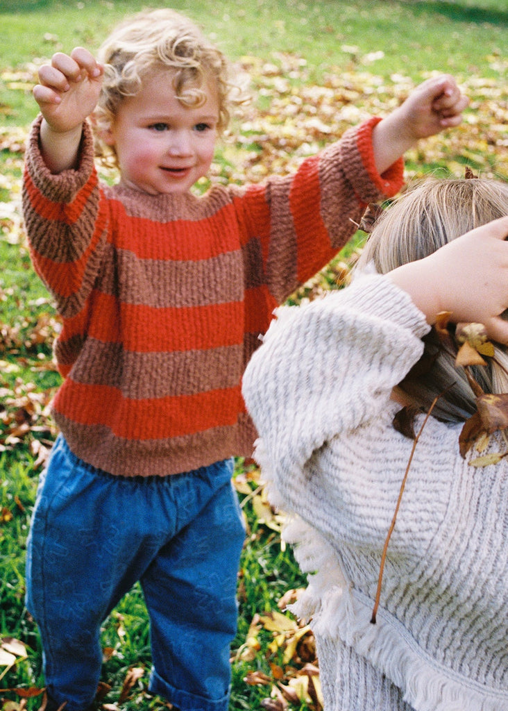 Organic Textured Rib Pull Over - Earth and Sauce