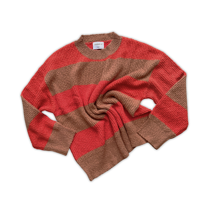 Ladies Rib Pullover - Earth and Sauce