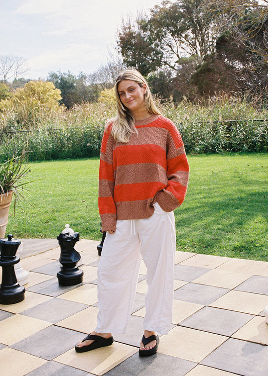 Ladies Rib Pullover - Earth and Sauce