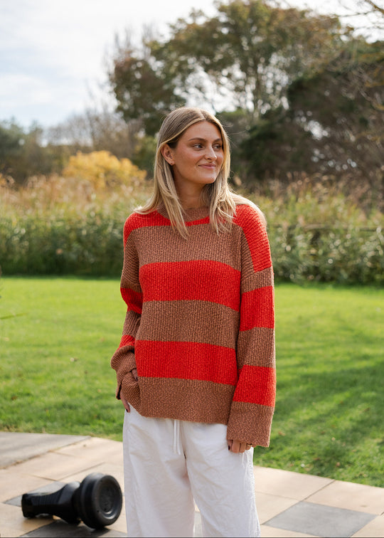 Ladies Rib Pullover - Earth and Sauce