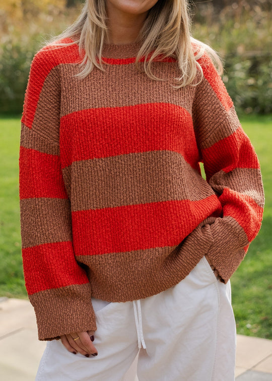 Ladies Rib Pullover - Earth and Sauce