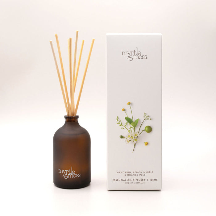 ESSENTIAL OIL DIFFUSER MANDARIN, LEMON MYRTLE & ORANGE PEEL - 125 mL