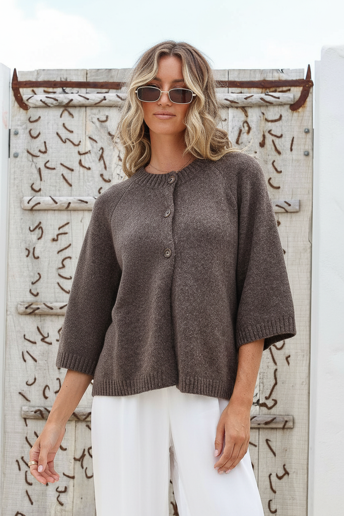 Lennox Cardigan Chocolate