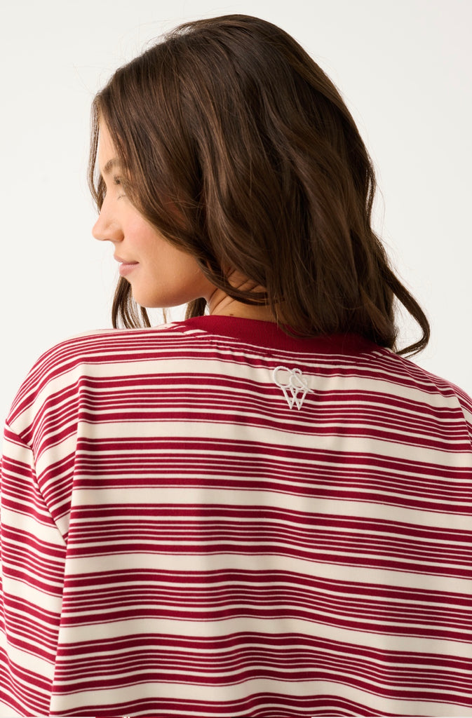 Harley Long Sleeve Mulberry Stripe