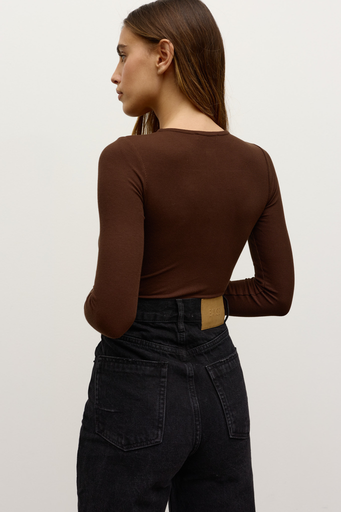 Lara Bodysuit Espresso
