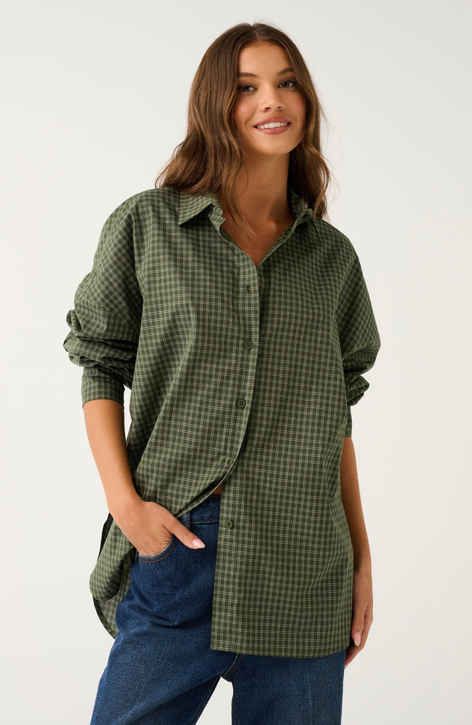 Darby Shirt Khaki Check