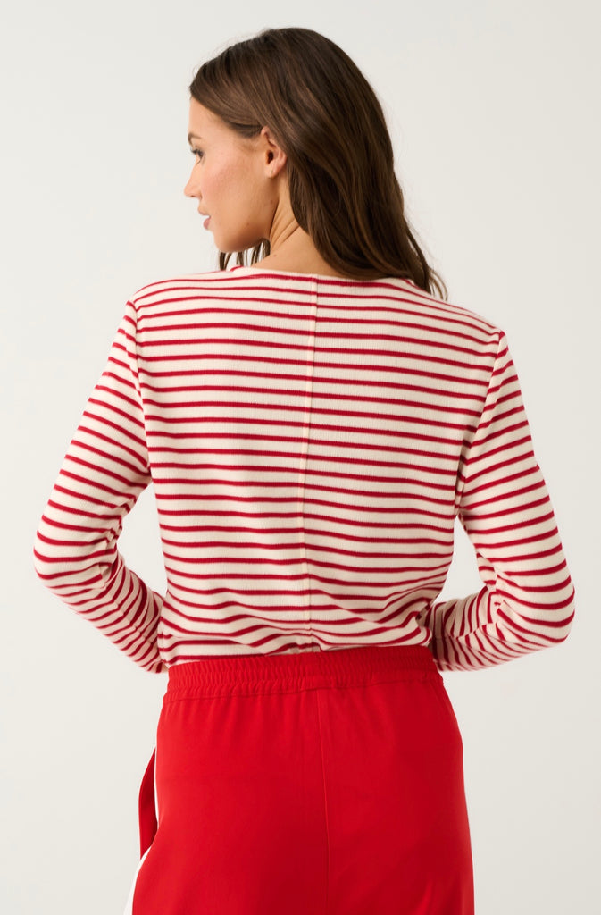 Aspyn Top Ruby Stripe