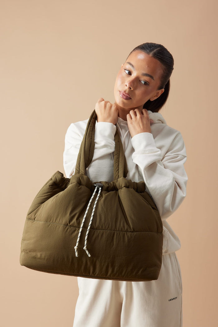 Scrunch Base Khaki / Cream