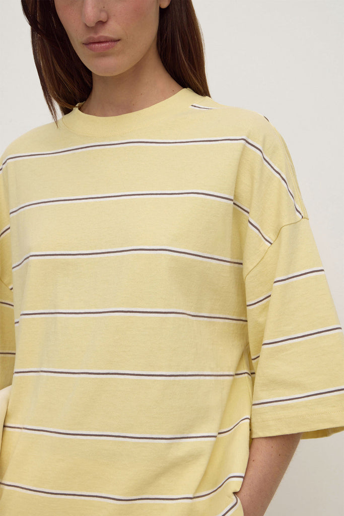 Nora Cotton Oversized Tee Rind Stripe
