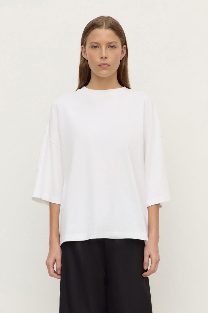 Max Cotton Oversized Tee White