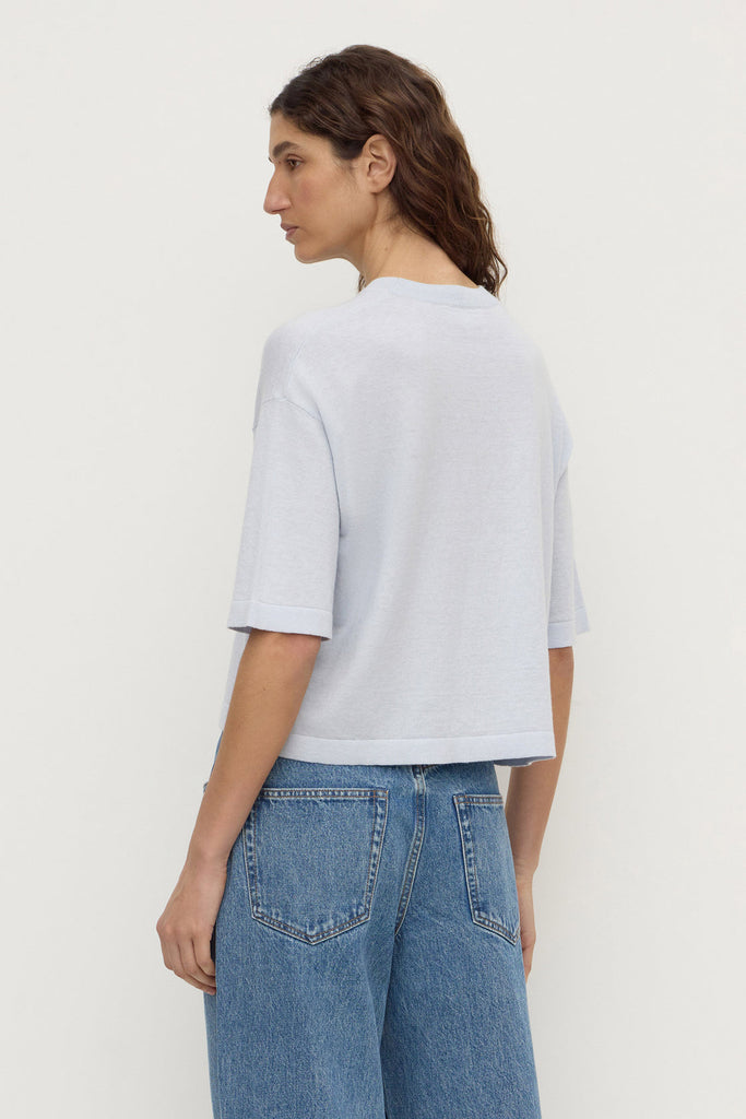 Kensy Cotton Cashmere Tee Powder Blue