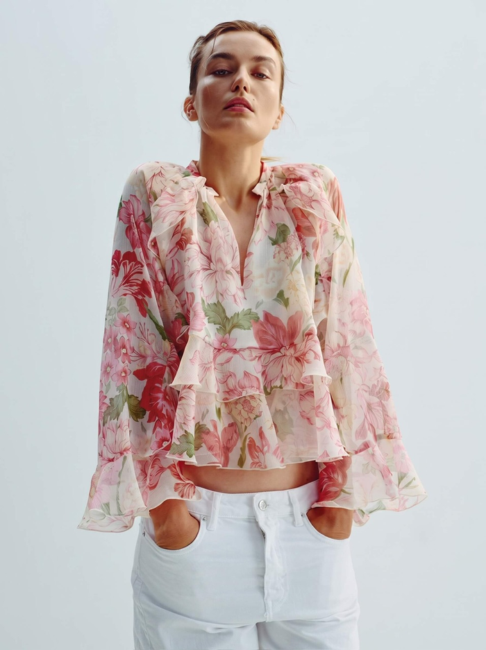 Ruffle Blouse
