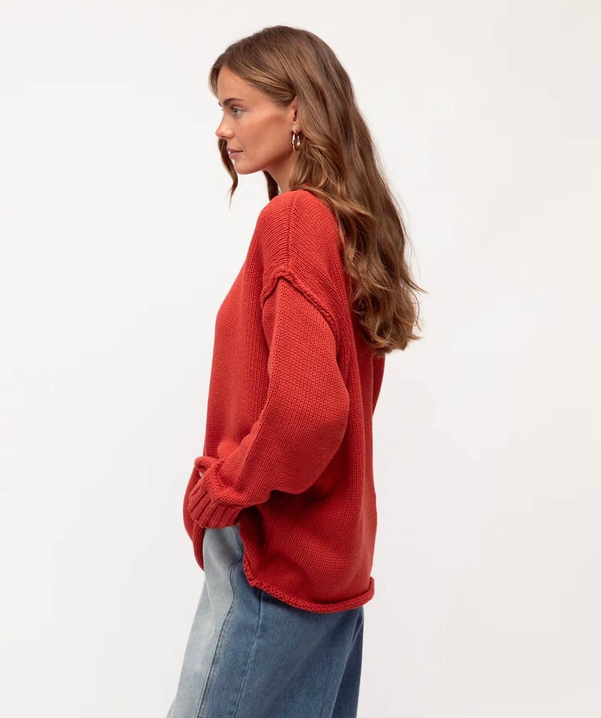 Andi Jumper Brick Red