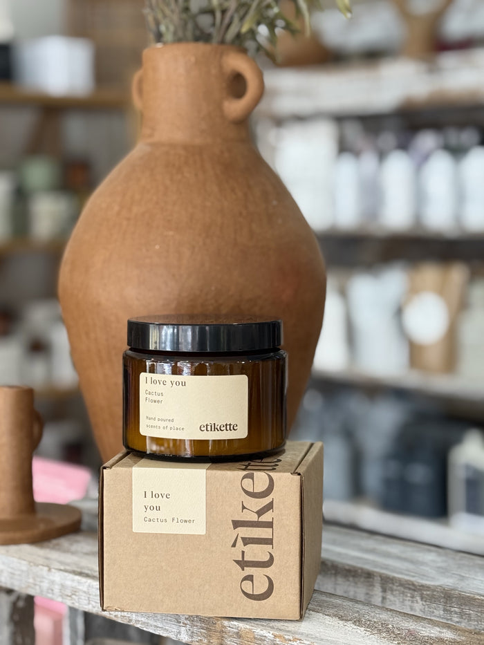 I Love You - Cactus Flower Double Wick 500ml
