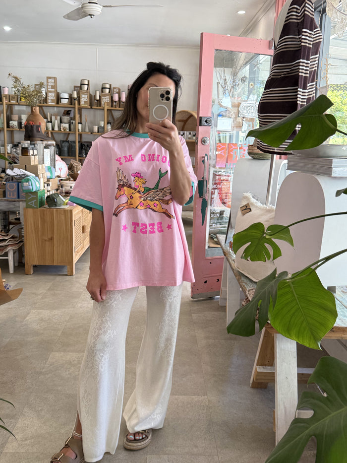 Doing my best tee, by Frankie, Mika and max