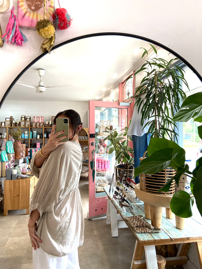 Coco Cotton Top Taupe