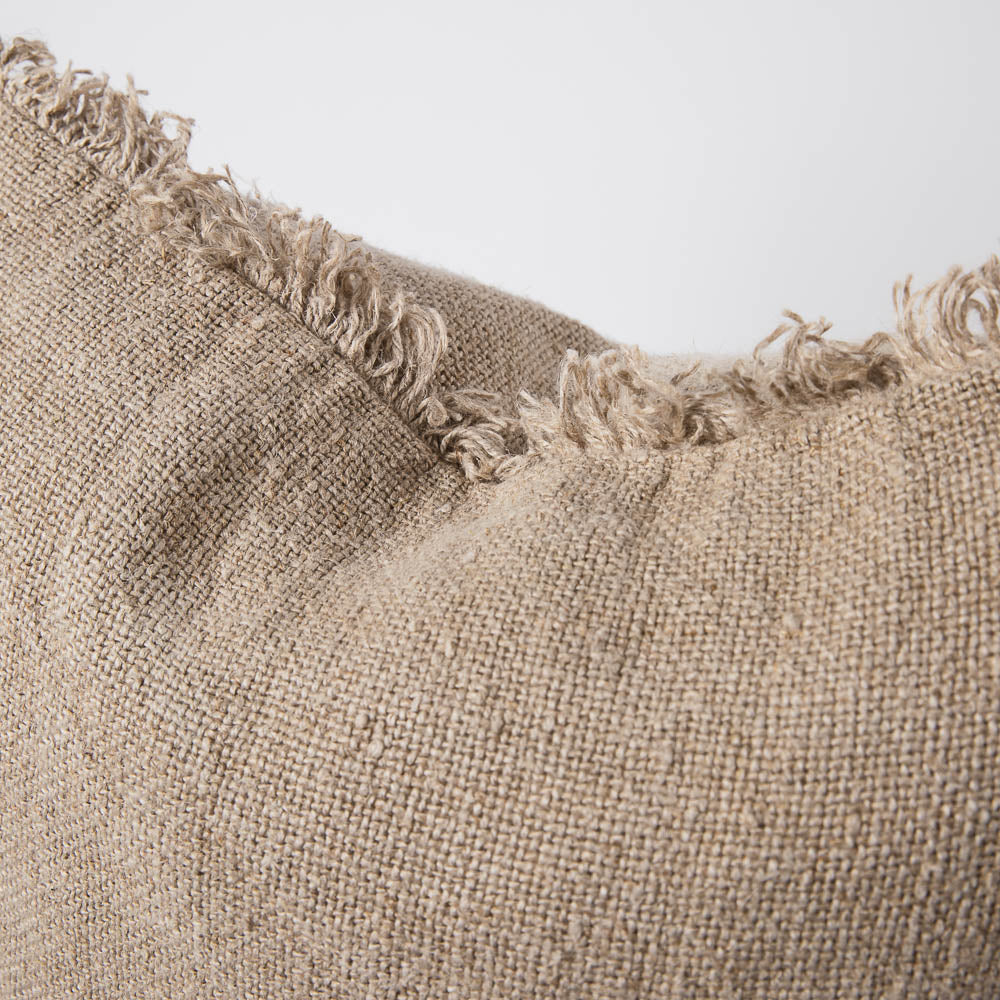 Bedouin Linen Cushion - Natural 50 x 50cm