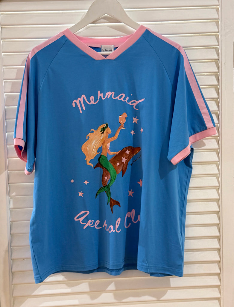 Blue Mermaid Aperol Club T Shirt