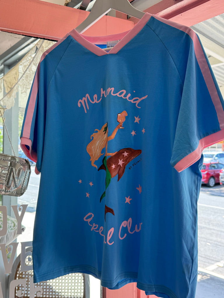 Blue Mermaid Aperol Club T Shirt