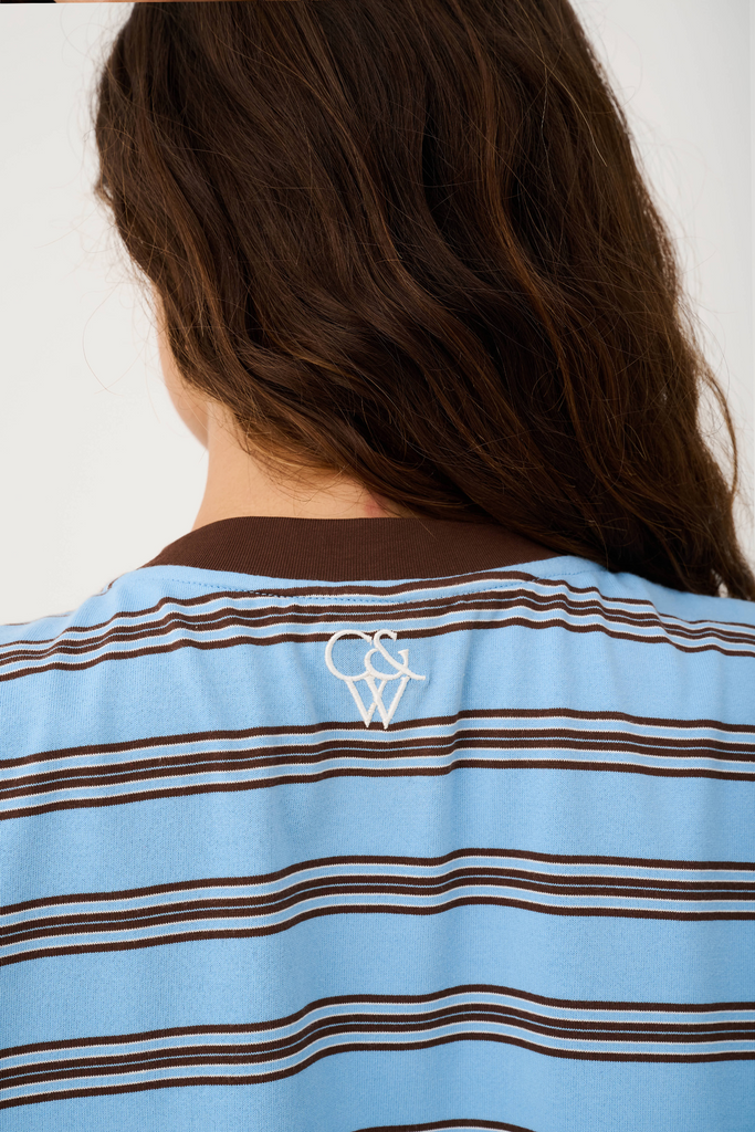 Harley Long Sleeve Truffle/Ice Stripe