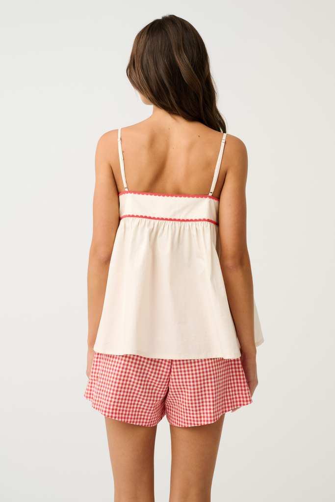 Demi Short - Mandarin Gingham