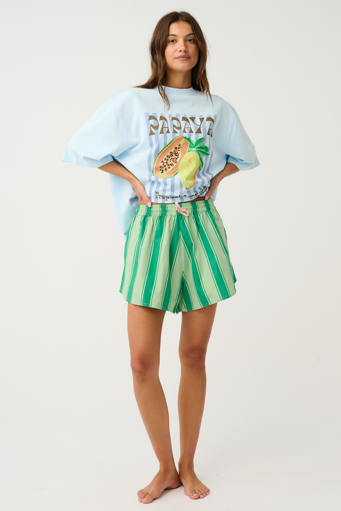 Rory Short Palm Stripe