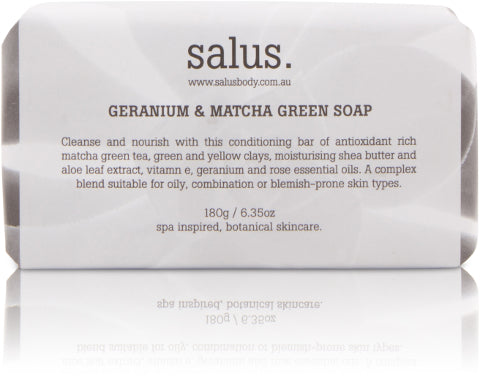 GERANIUM & MATCHA GREEN SOAP, Soap, Salus - Mika and Max