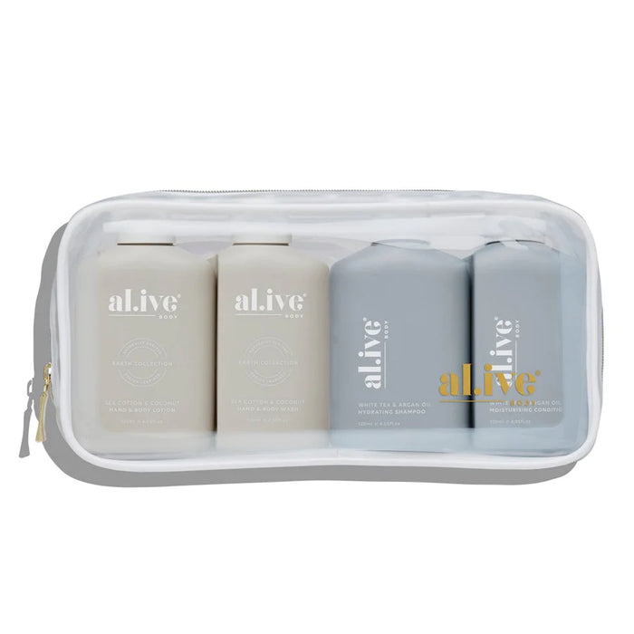 HAIR & BODY TRAVEL PACK, al.ive, Mika and max