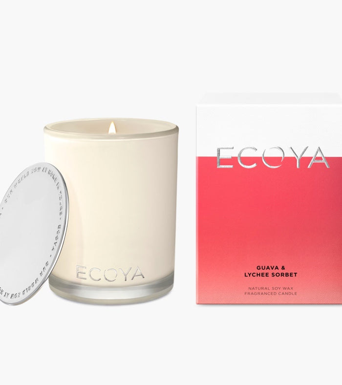 Lychee and Guava Madison Candle, Candle, Ecoya - Mika and Max