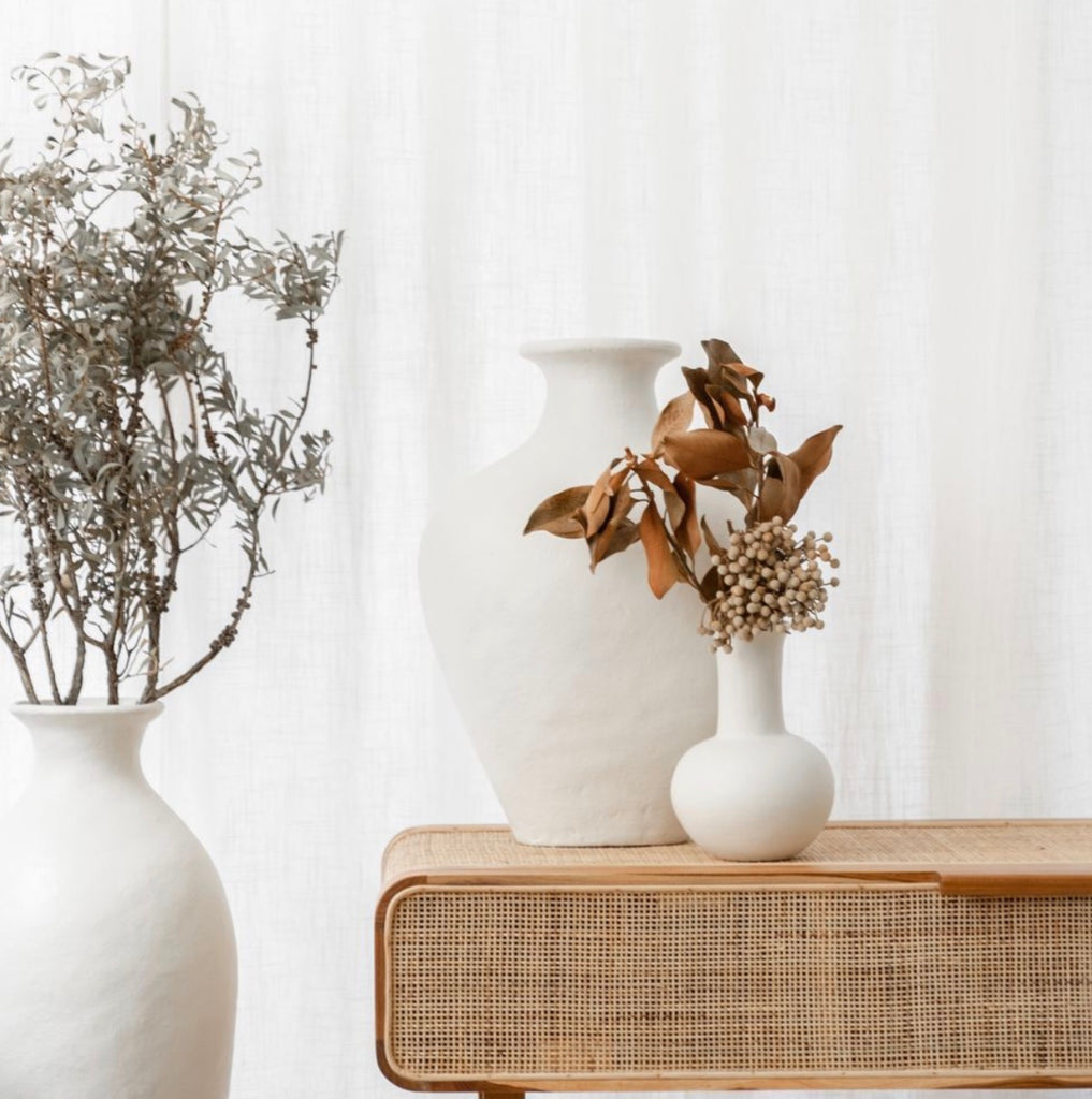 Flora Vessel | White Small