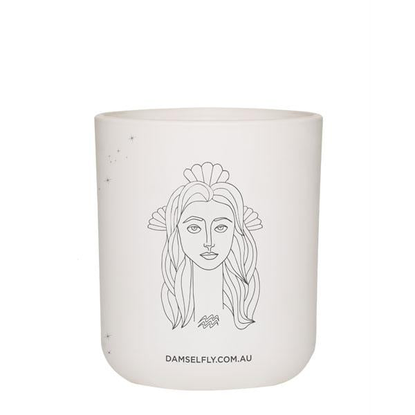 Zodiac Candle Aquarius, Candle, Damselfly - Mika and Max