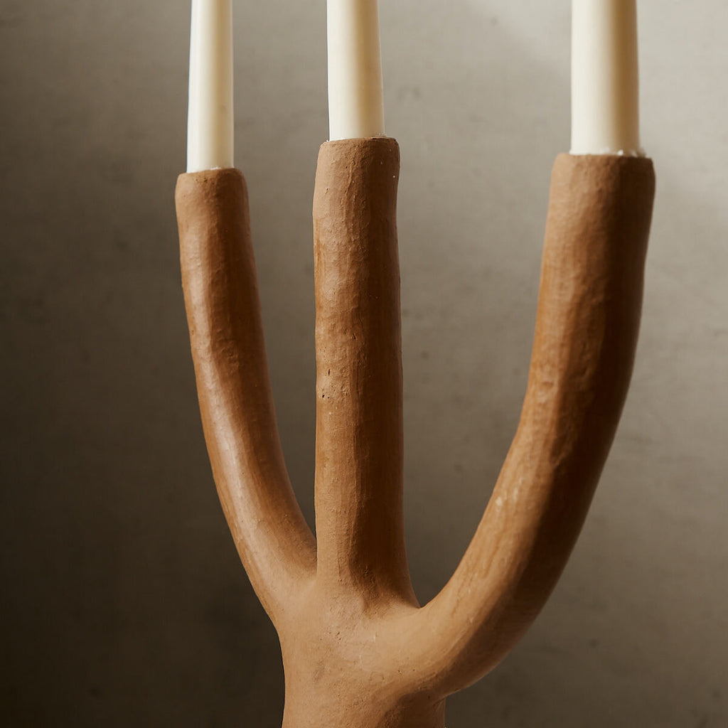 Kenith Candle Holder | Terracotta
