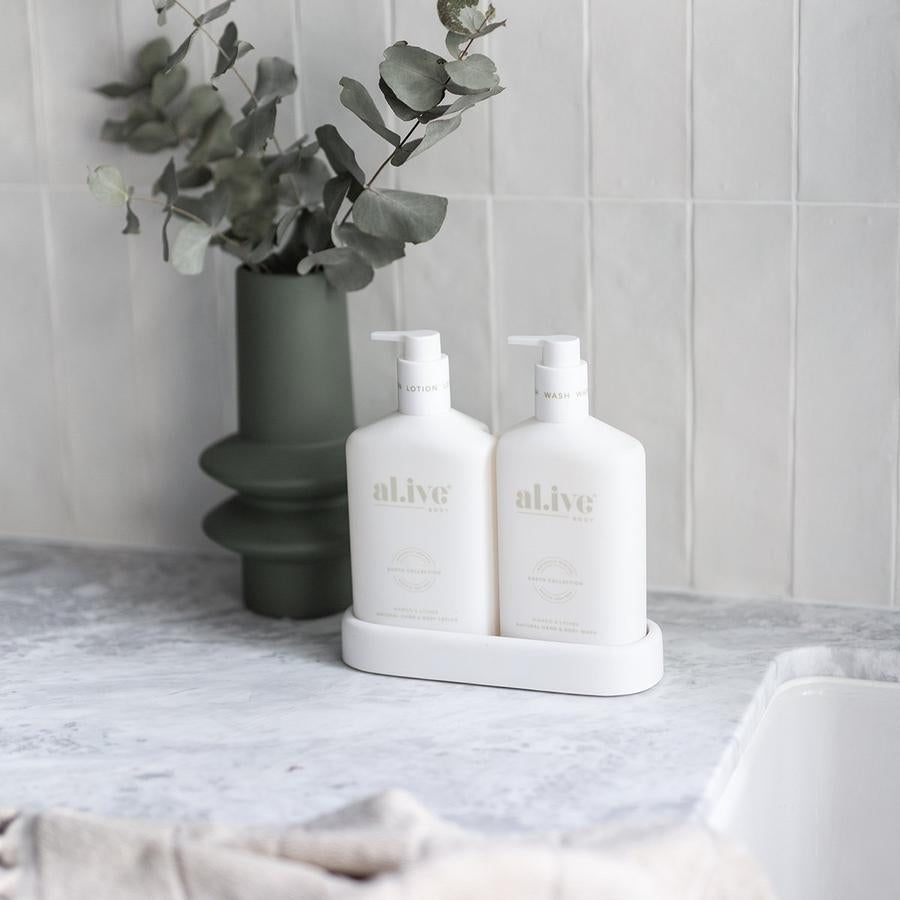 WASH & LOTION DUO + TRAY - MANGO & LYCHEE