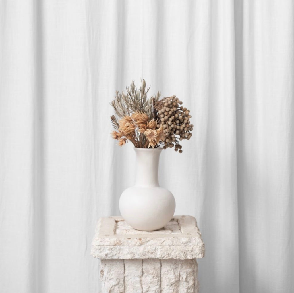 Flora Vessel | White Small