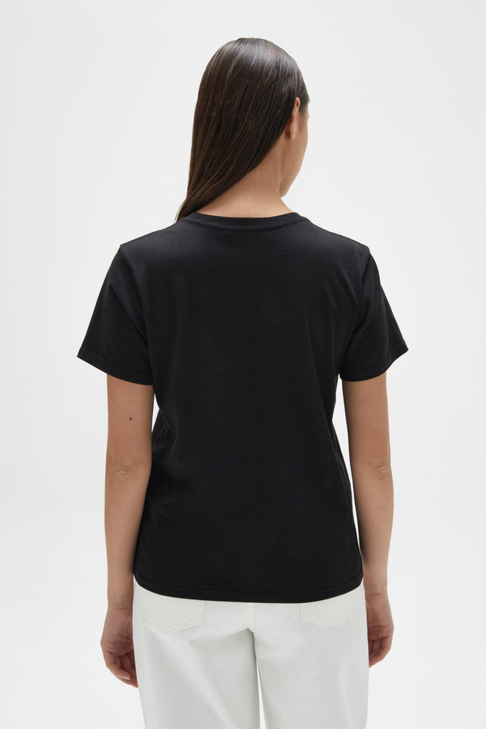 Slim Organic Tee Black