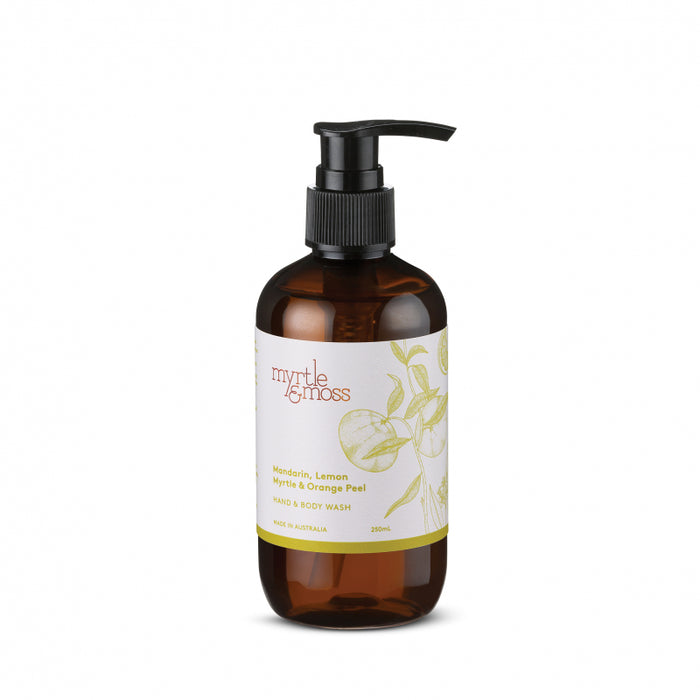 MANDARIN, LEMON MYRTLE & ORANGE PEEL HAND AND BODY WASH 250ml