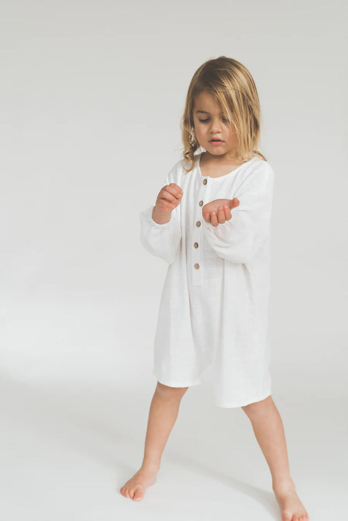 Husk Romper White