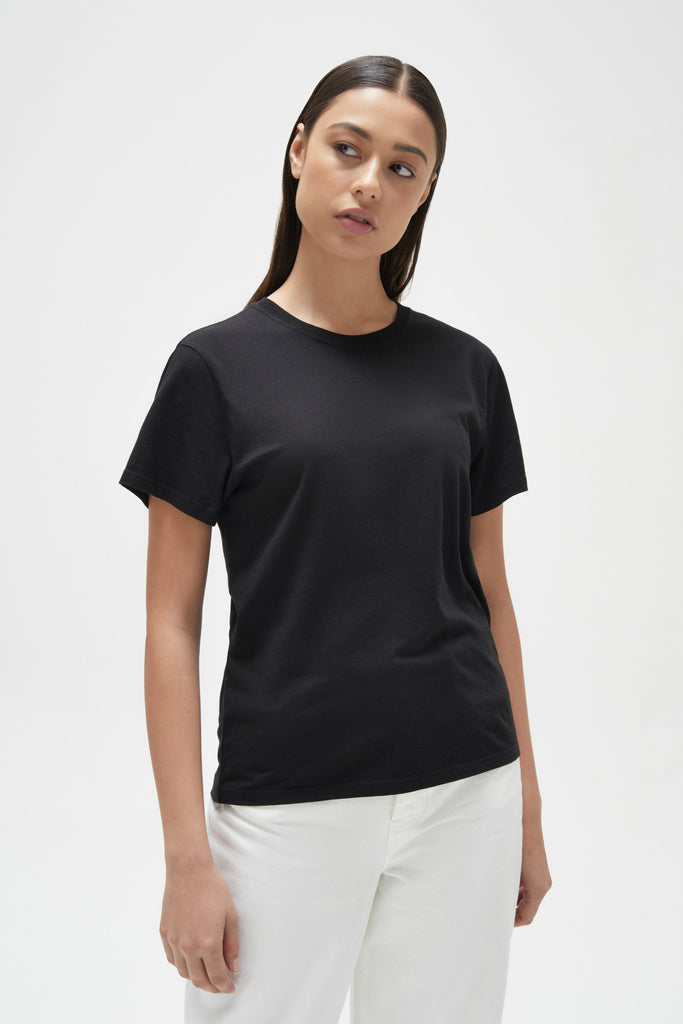 Slim Organic Tee Black