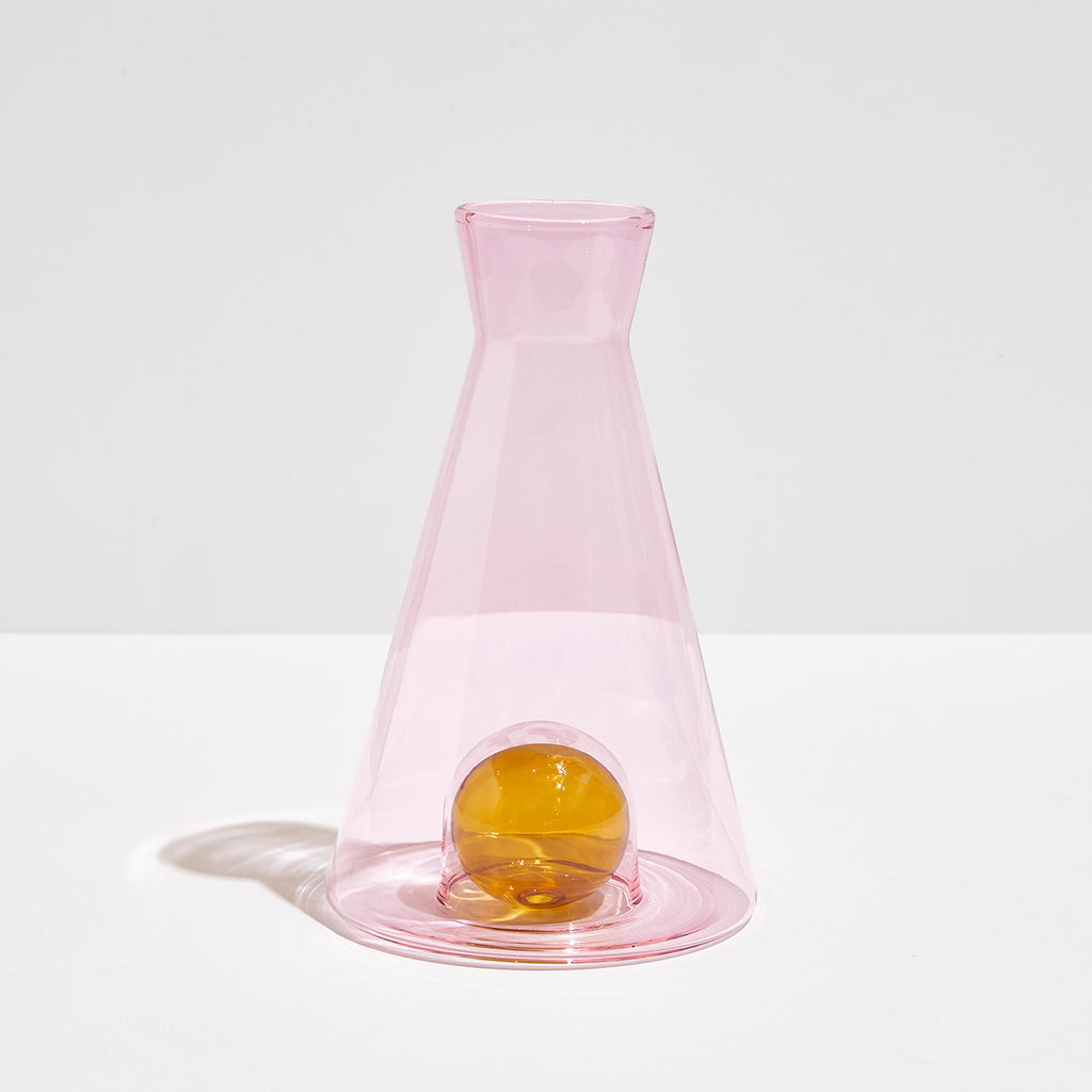 VICE VERSA CARAFE - PINK + AMBER
