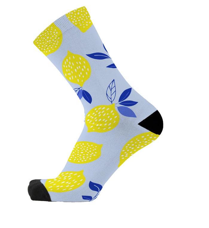 Blue lemon socks