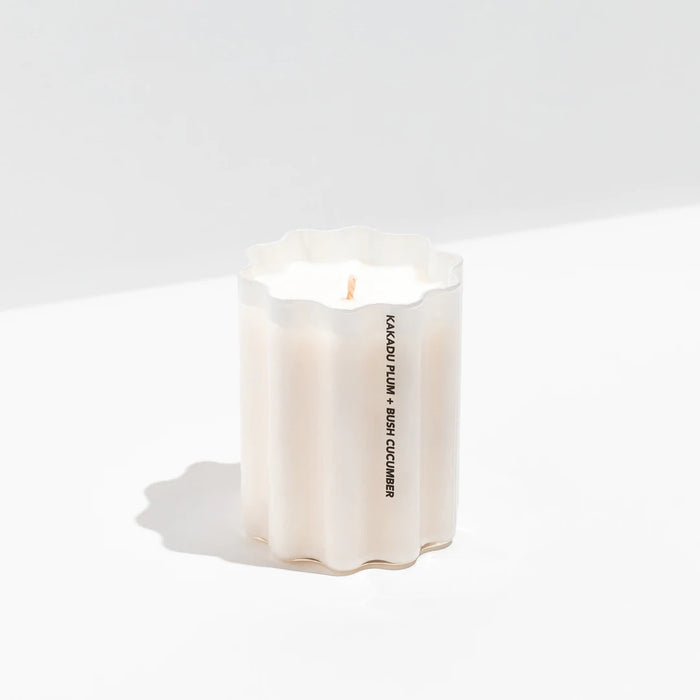 KAKADU PLUM + BUSH CUCUMBER WAVE CANDLE, fazeek, Mika and max