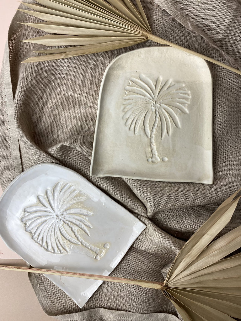 Palm Tree Arched Plate